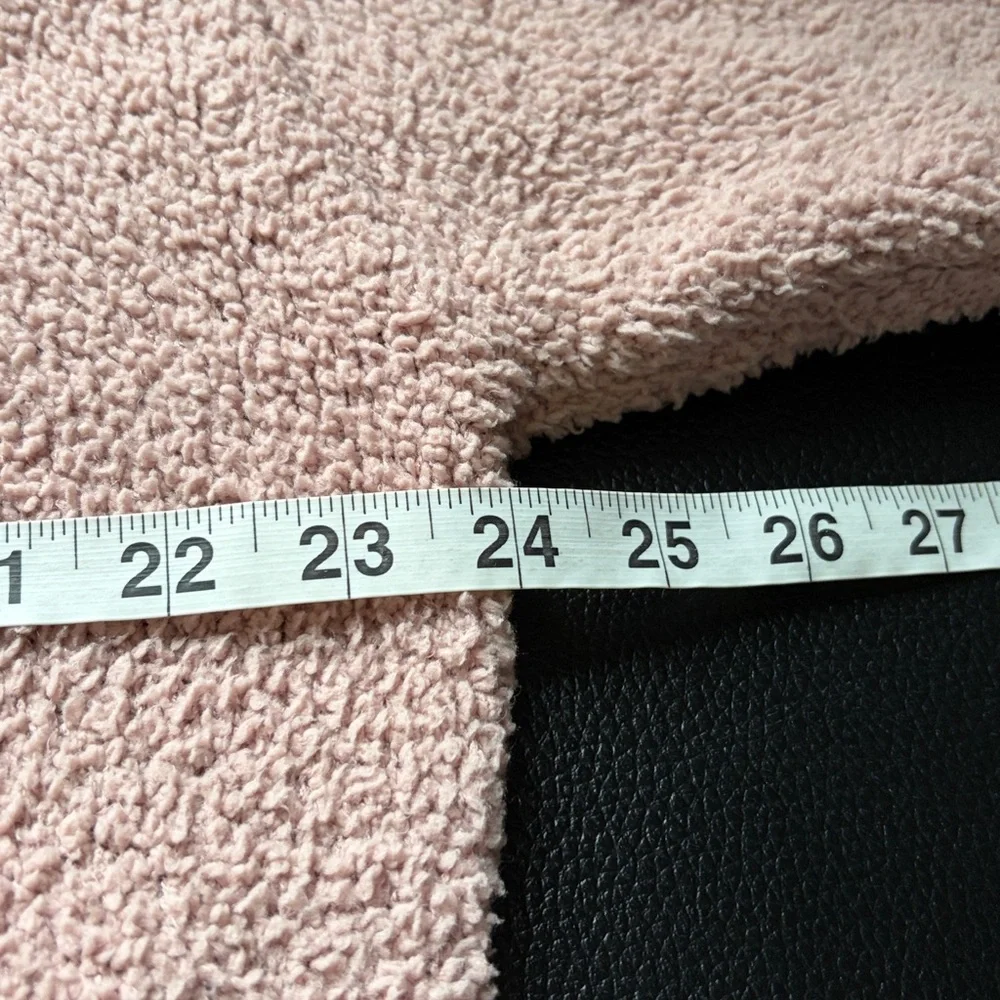 UGG Ylonda Turtleneck Sweater Pink Relaxed Cozy Plush Pullover Lounge Sz M - Picture 12 of 15